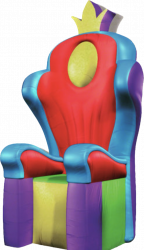 Multi Color  Inflatable Throne